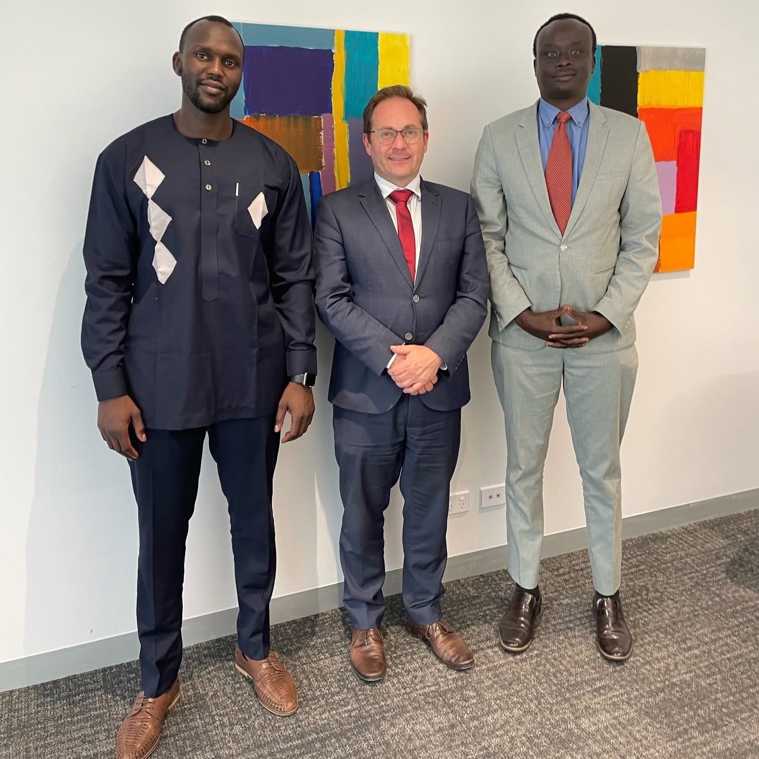 AYC Founder/CEO with Assistant Treasurer Hon Dr Daniel Mulino of Australia