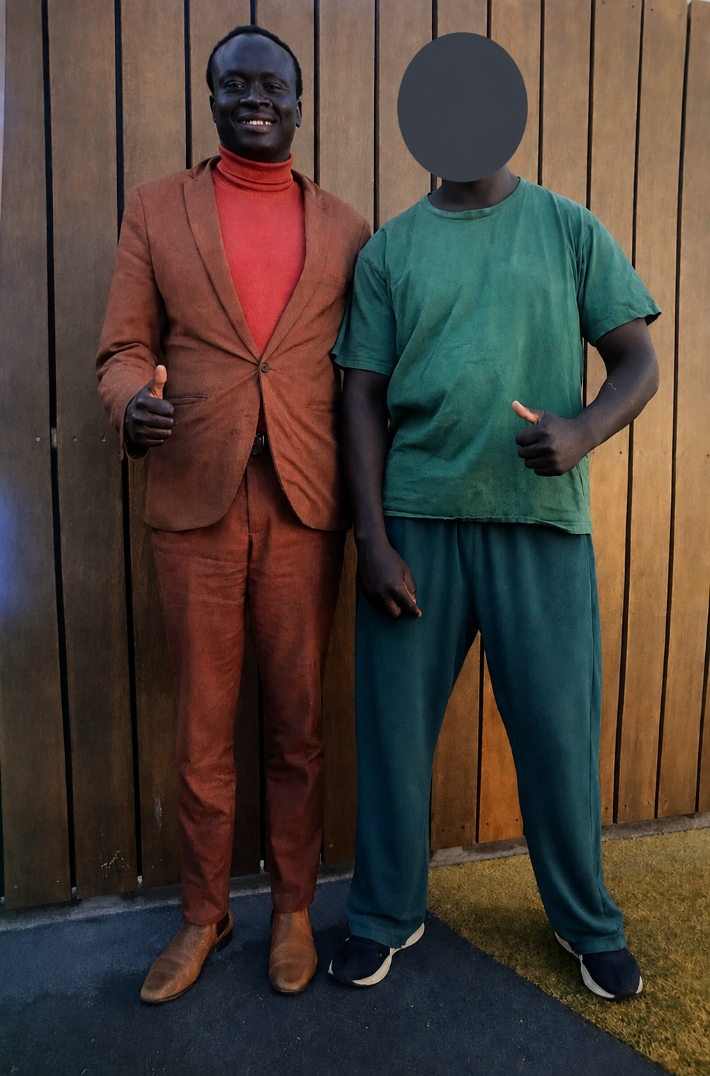 AYC Founder/CEO Mr Isaiah Alier Mashinkok Jr during a prison visit supporting African youth