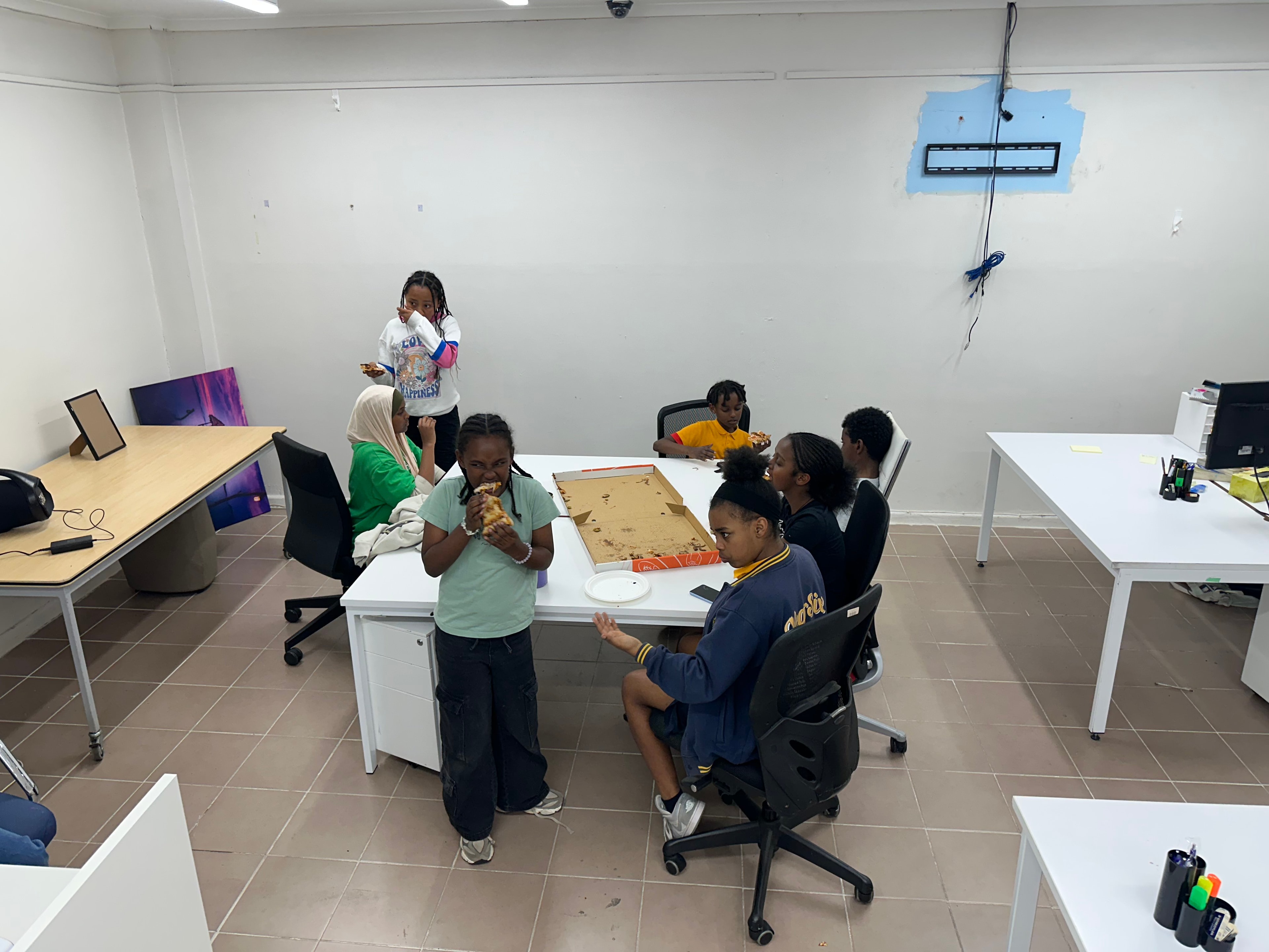 African youth connecting and building community at AYC
