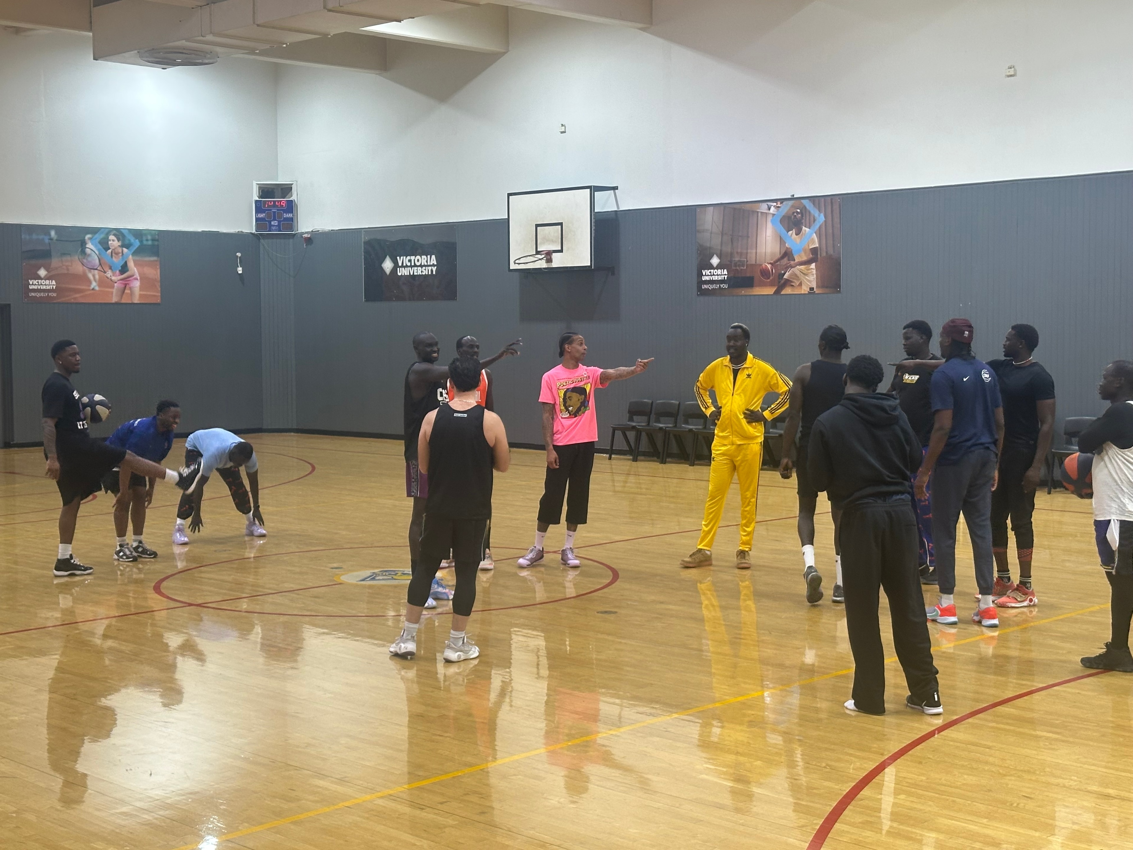 AYC Saturday Basketball session at Victoria University Footscray Park — photo 1