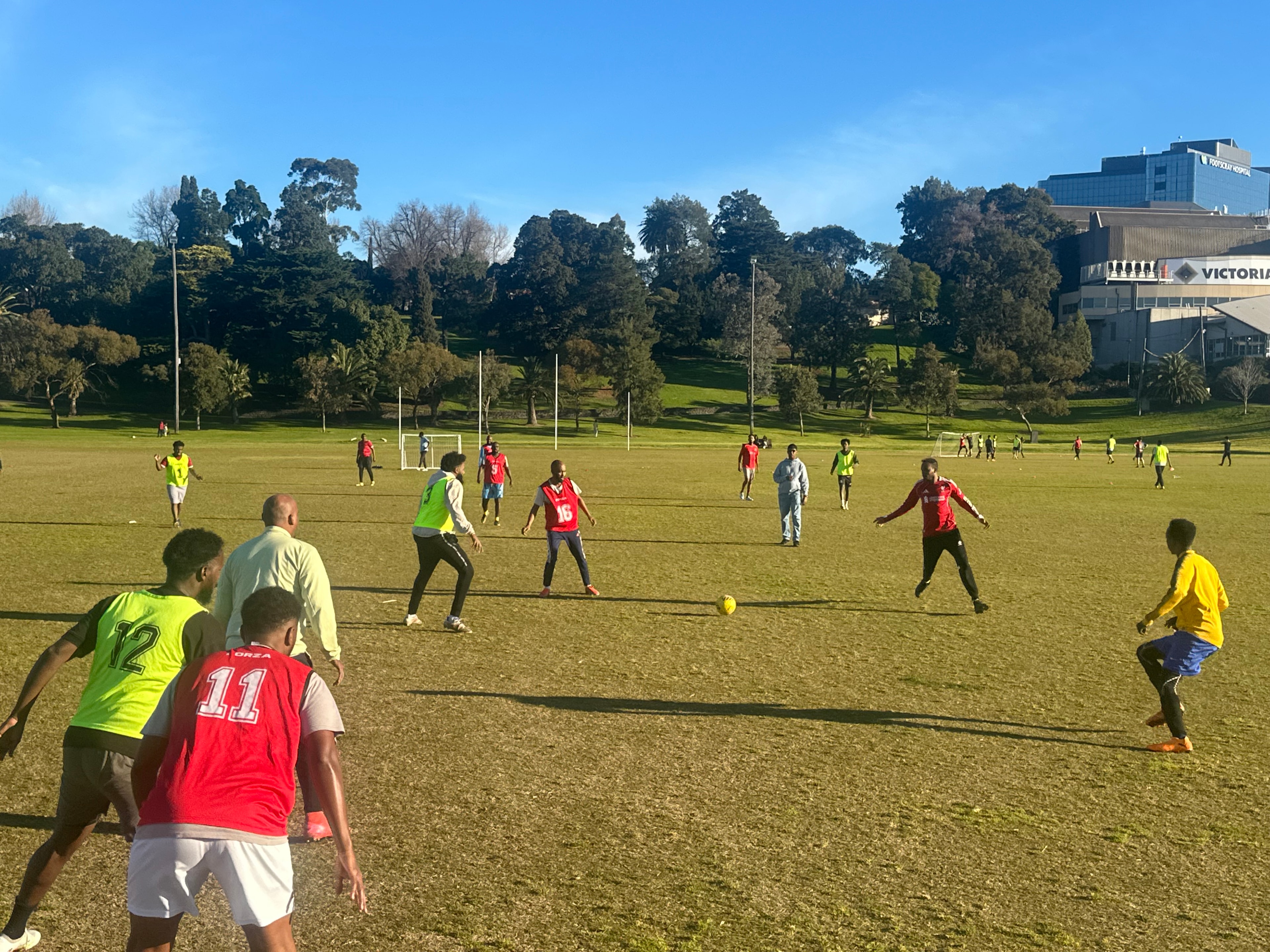 AYC Saturday Soccer session at Victoria University Footscray Park — photo 5