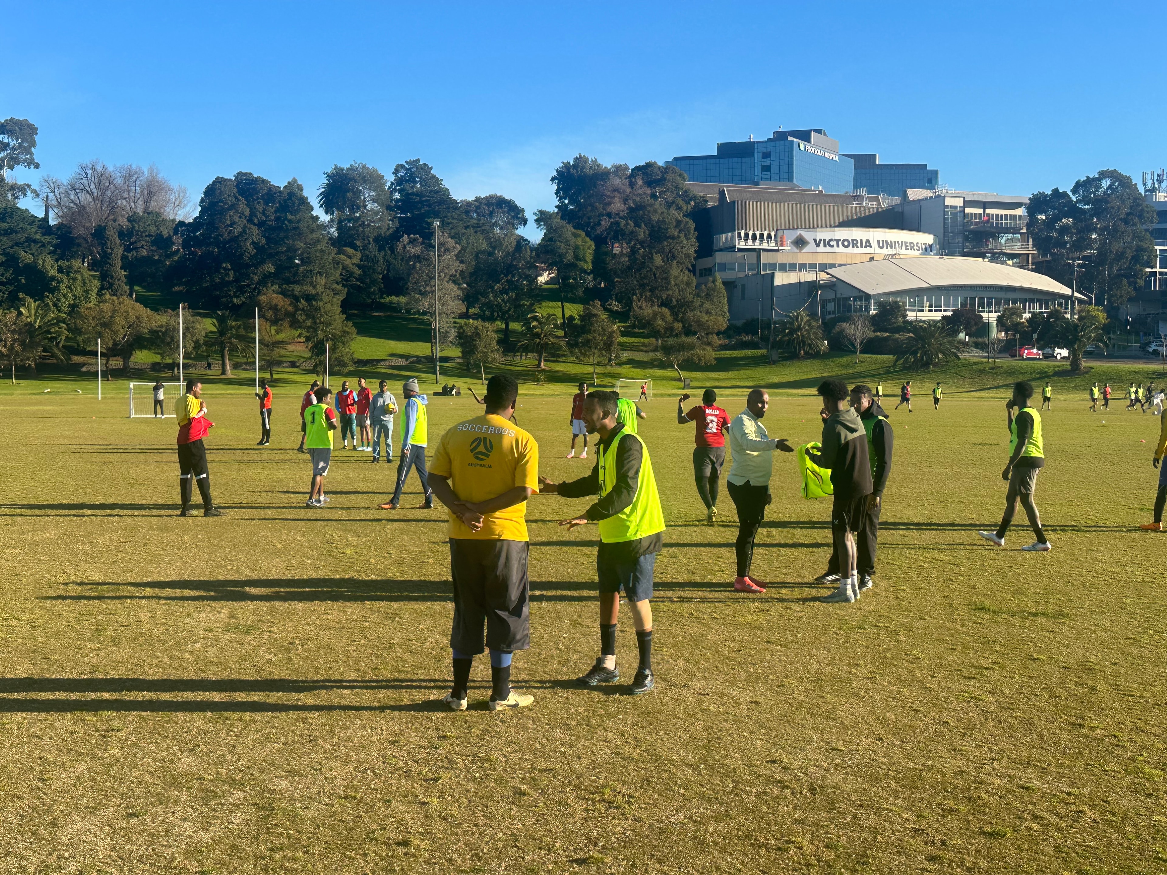 AYC Saturday Soccer session at Victoria University Footscray Park — photo 8